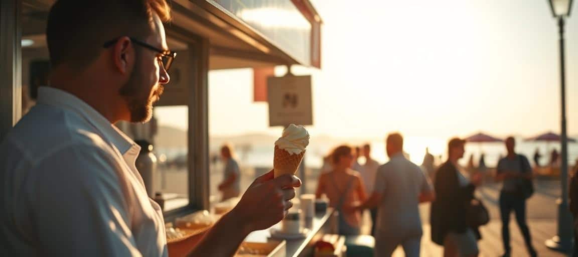 Vente efficace et économies réalisées — ouvrir camion de glace guide