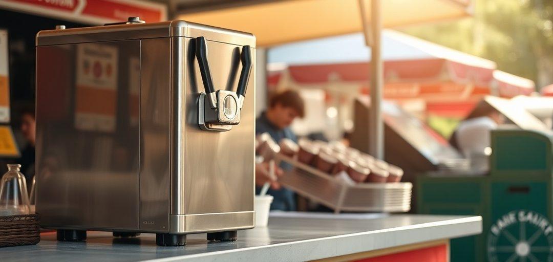 machine glace mono ou triphasee