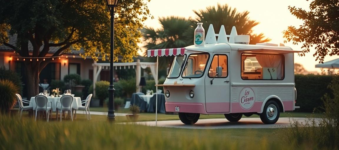 Cadre légal et autorisation pour vendre à un événement privé — machine glace italienne camion