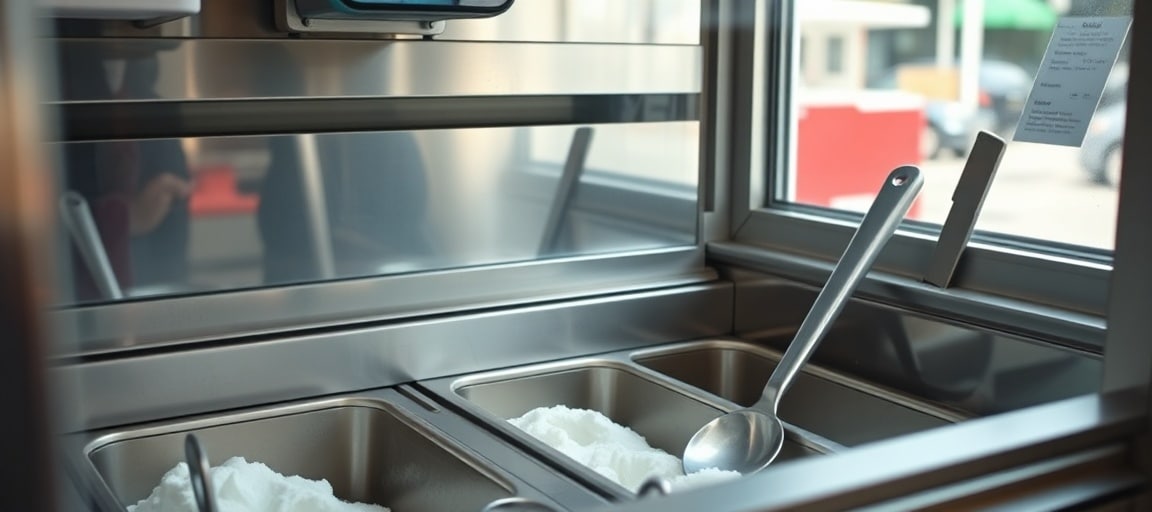 Matériel et organisation des ventes partenaires — ouvrir camion de glace guide