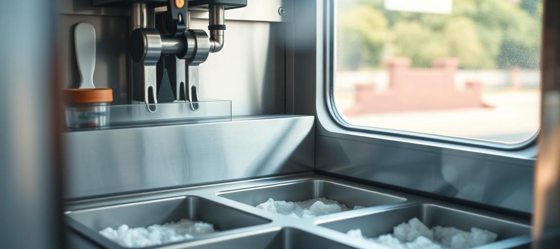 Équipement et matériel professionnel — ouvrir camion de glace guide