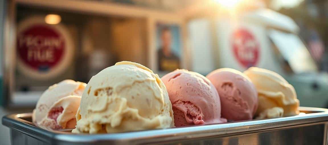 Glaces vegan et sans lactose : la tendance en ambulant — machine glace italienne camion