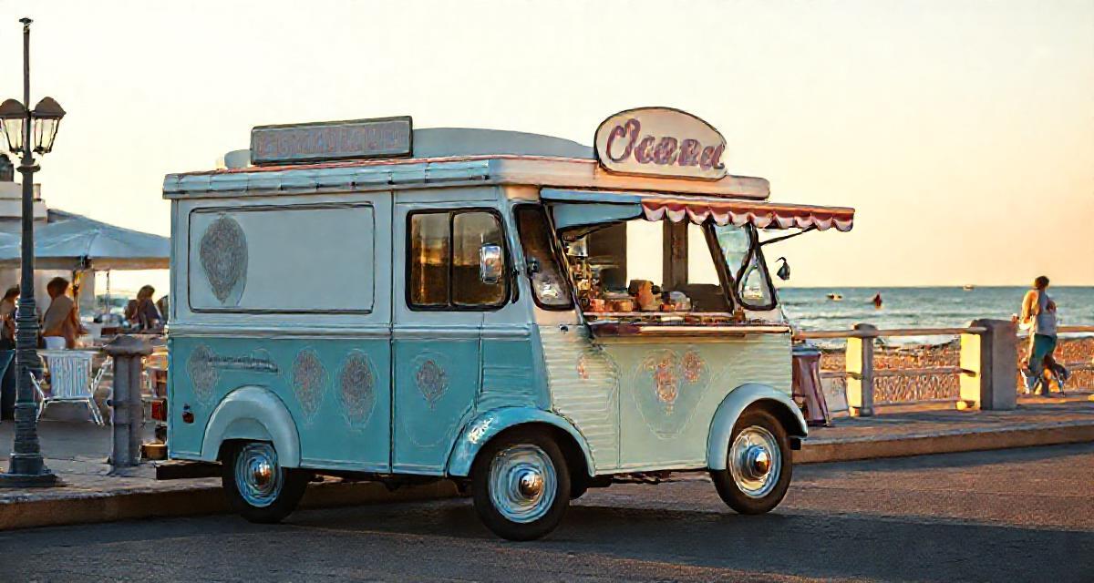 Le camion de glace : activité professionnelle ou opportunité saisonnière — machine glace italienne camion