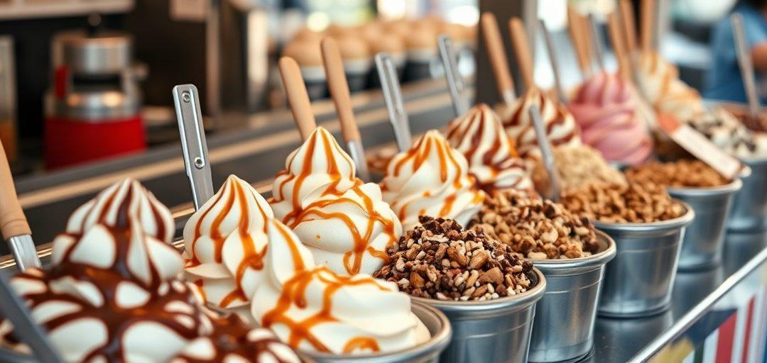 toppings qui font vendre glace
