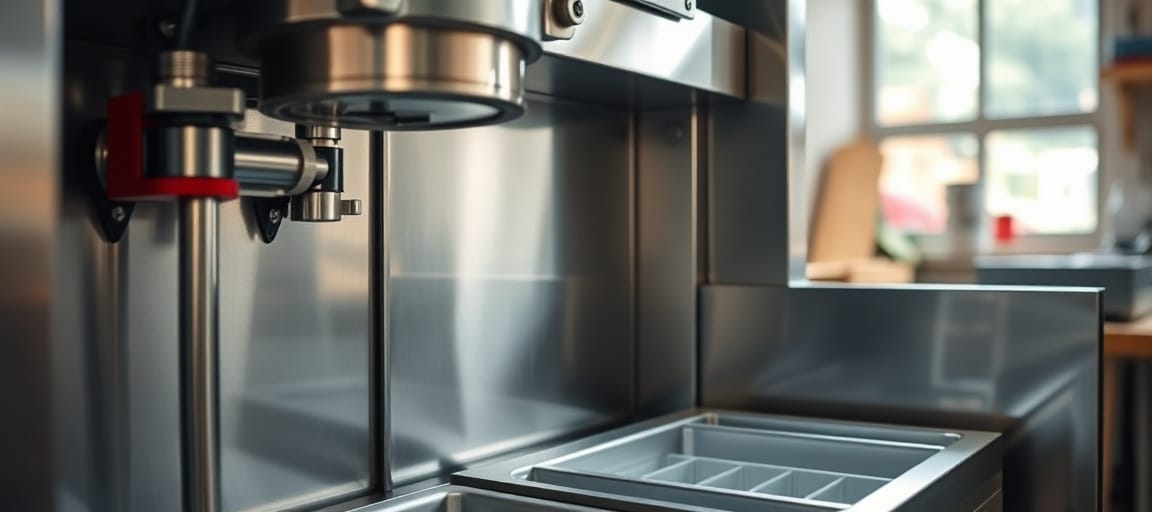 Détails techniques et matériaux de qualité — machine glace italienne camion