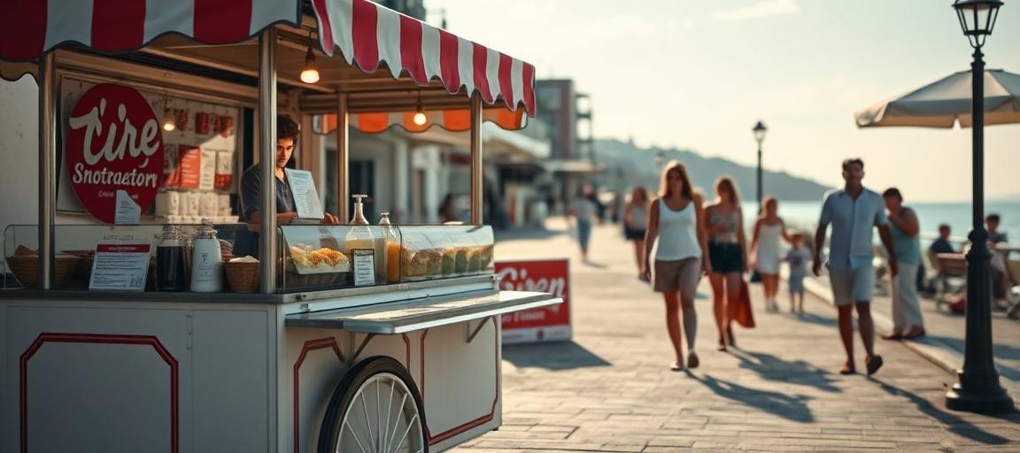 Observer les résultats de vente — machine glace italienne camion
