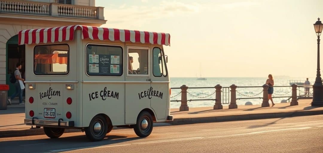 camion glace retraite