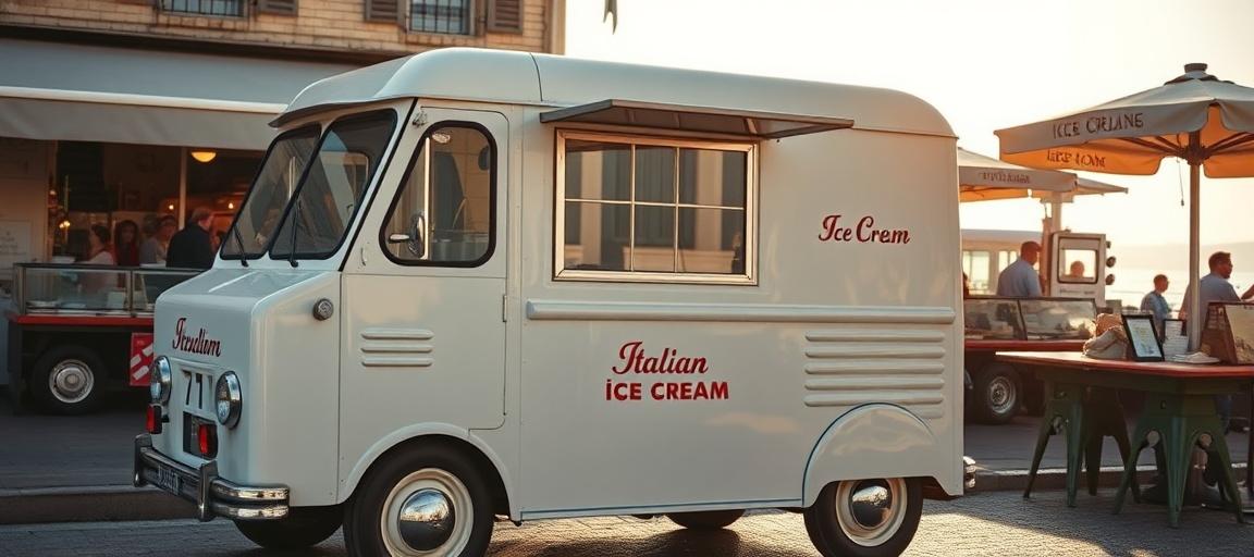 Cadre réglementaire et licences de vente — machine glace italienne camion