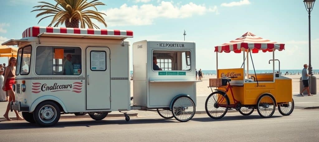 Quel format mobile de vente de glace est le plus rentable ?