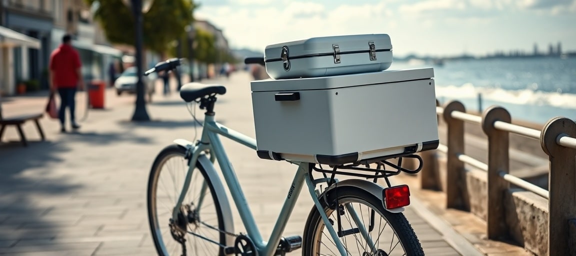 Le vélo cargo à glaces : capacité et autonomie — machine glace italienne camion