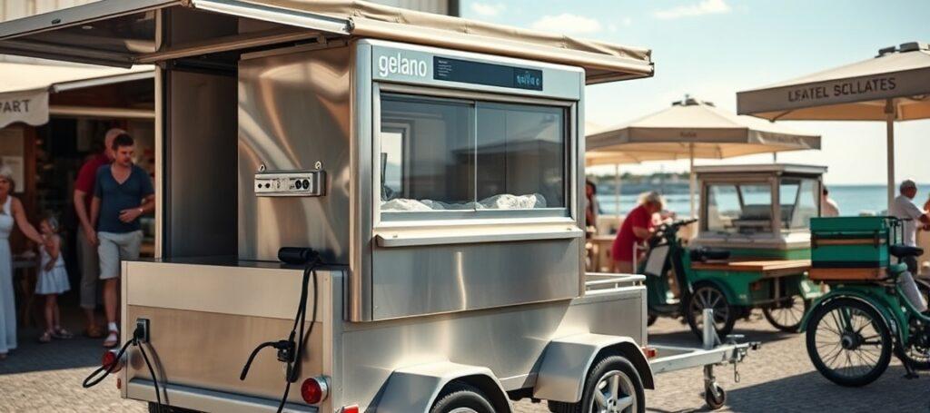 Remorque avec machine à glace italienne : gérer l&rsquo;énergie