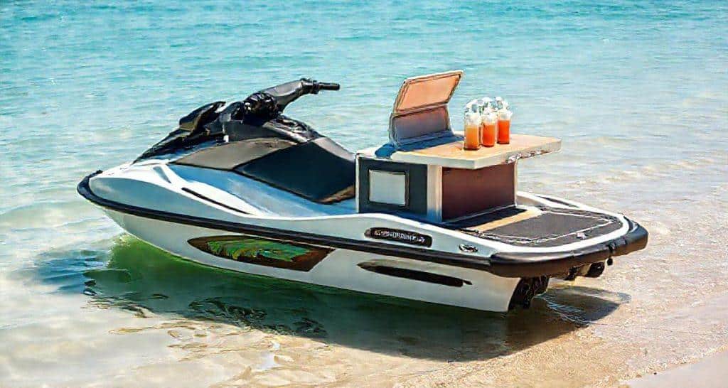 Jet ski à glaces : vendre des sucettes glacées sur l&rsquo;eau