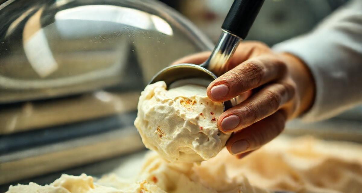 Le geste du glacier : technique et matériel — machine glace italienne camion