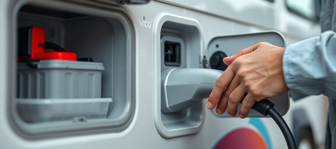 Technologie et équipement électrique — machine glace italienne camion