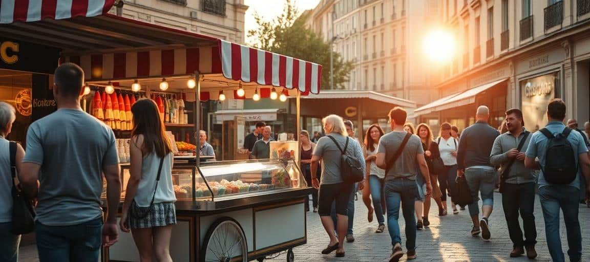 Créer une meilleure expérience client face à la concurrence — machine glace italienne camion