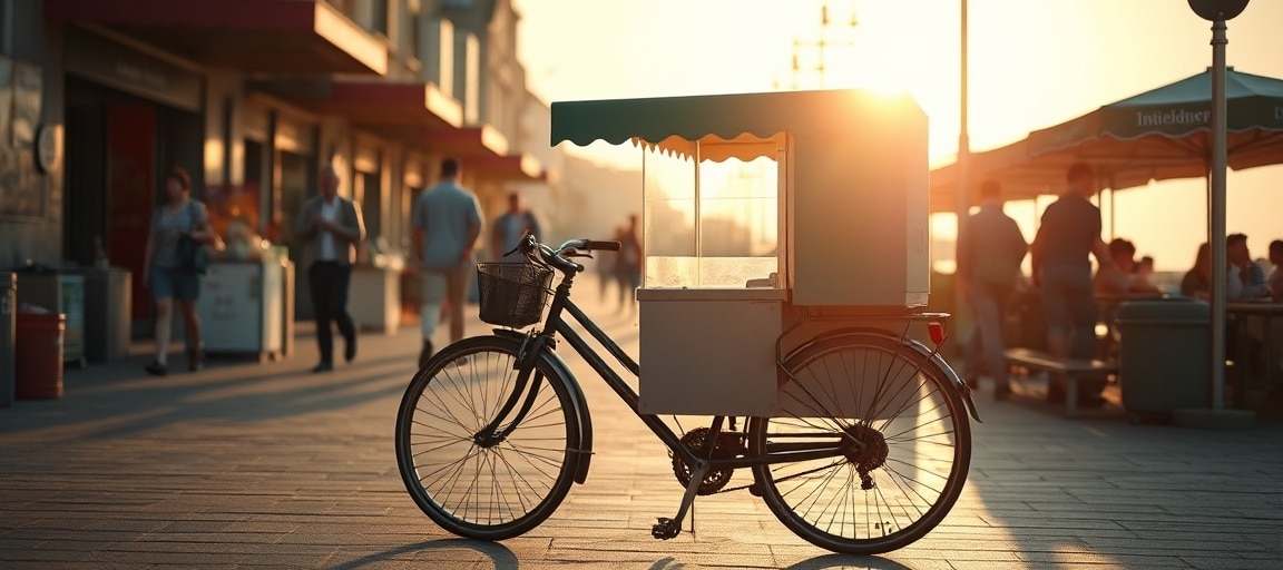 Sur le terrain : vendre à distance des points chauds — machine glace italienne camion